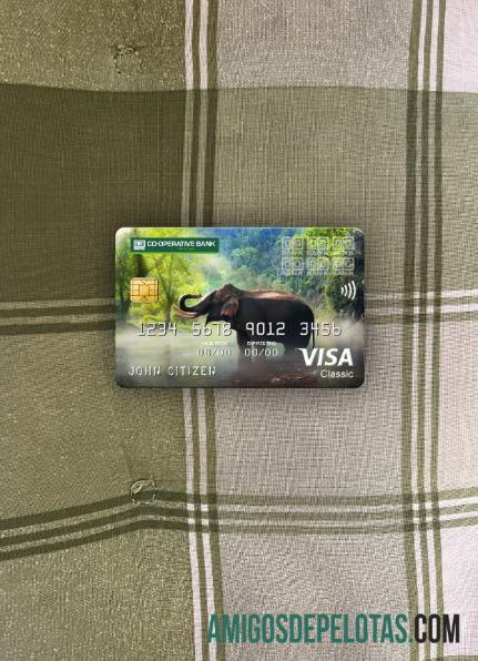 Banco Cooperativo do Quênia Visa Classic Card Photolook Front baixar para verificação